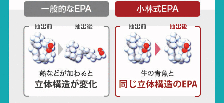 一般的なEPAと小林式EPAの構造の違い